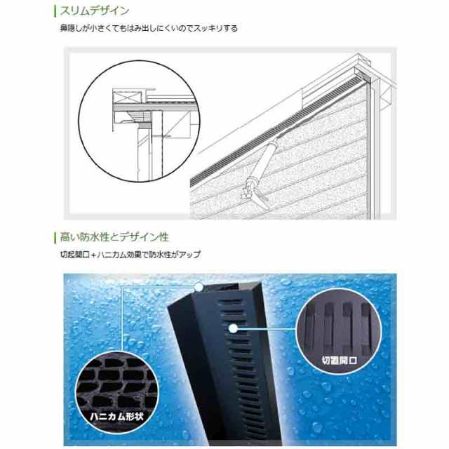 軒換気部材 通気部材 イーヴスベンツ18 40本入 軒あり 軒ゼロ 軒なし