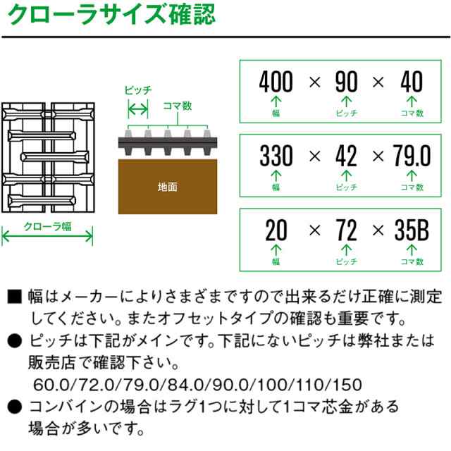 コンバイン ゴムクローラ UW459044 2個 幅450mm × ピッチ90 × コマ数44 東日興産 イセキ HA25[G] HA28[G]  HA33G HA433 高耐久 オK 個人の通販はau PAY マーケット 株式会社プラスワイズ au PAY マーケット店 au PAY  マーケット－通販サイト