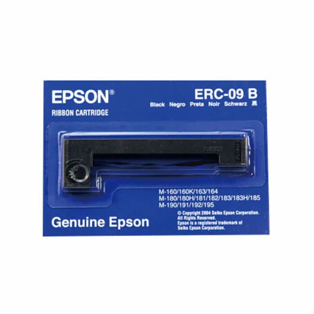 エプソン  インクリボン ERC-09B(M-160 180 190用 ブラック) ERC-09B