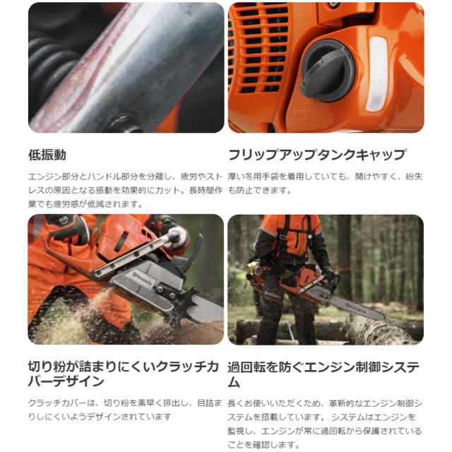 エンジン式チェンソー 572XP 70cm 28RSN ハスクバーナ Husqvarna 安全