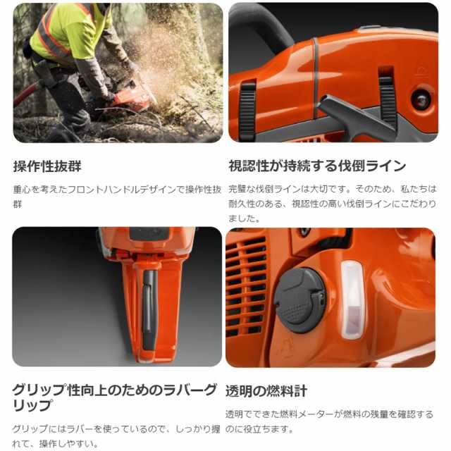 エンジン式チェンソー 572XP 70cm 28RSN ハスクバーナ Husqvarna 安全