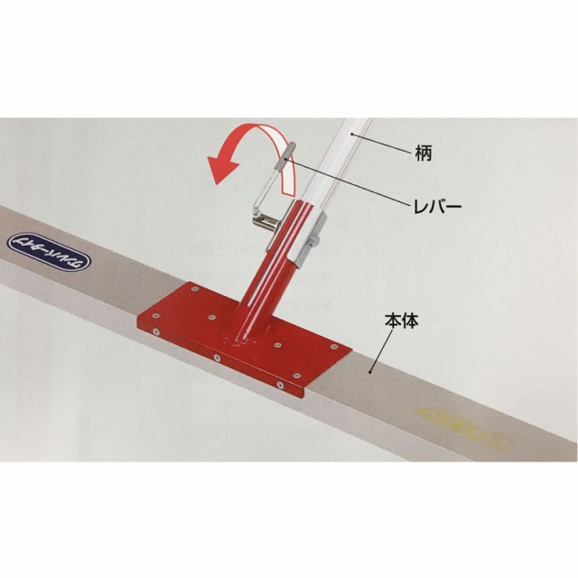 代引不可】【時間指定配送不可】赤とんぼ L型 ワンレバー KTLO-1000 コンクリート ならし 土間仕上げ レーキ カネミツ の通販はau PAY  マーケット 株式会社プラスワイズ au PAY マーケット店 au PAY マーケット－通販サイト