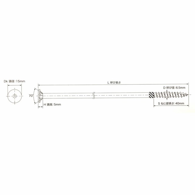 代引不可 【1000本入】 STS6.5 F85 四角穴 付木 木ねじ 6.5x85 タッピン ねじ ミヤガワ の通販はau PAY マーケット  株式会社プラスワイズ au PAY マーケット店 au PAY マーケット－通販サイト