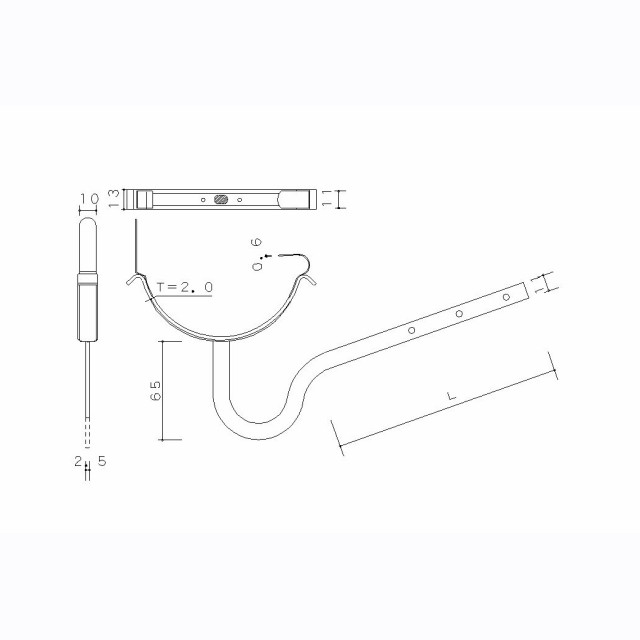 雨樋受け金物 Ot平鶴首横打 両爪 3 5寸勾配 0個入 180l 1mm ドブメッキ 主に東海 中京 関西 九州地方で使用 野島角清 アの通販はau Pay マーケット 株式会社プラスワイズ Au Pay マーケット店