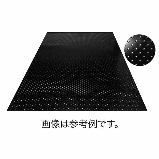 ブラックゴムマット 厚さ10mm×幅1m×長さ2m ワンツー ターフ 養生用