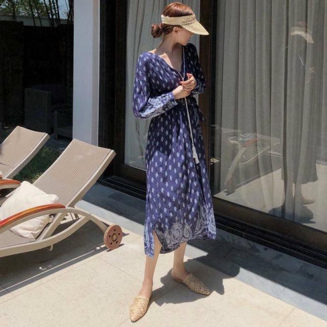 ワンピース ロングワンピース ロング丈 Vネック 長袖 ペイズリー柄 エスニック 体型カバー 大人可愛い 秋冬 旅行の通販はau Wowma Joogle ワンピース ロングワンピース ロング丈 Vネック 長袖 ペイズリー柄 エスニック 体型カバー 大人可愛い 秋冬 旅行の通販はau Wowma Joogle