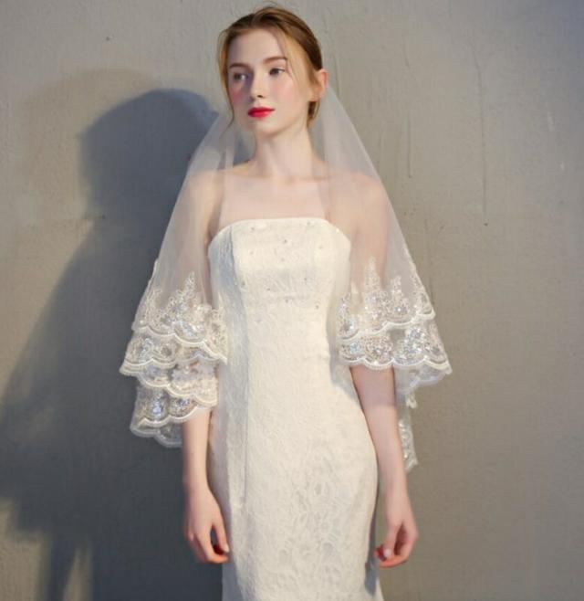 ベール ウェディング ミドル ウエディング ２層 コーム付き ベールup儀式ok ホワイト オフホワイト 長さ約60cm 90cm Vl48の通販はau Pay マーケット Romanslafina