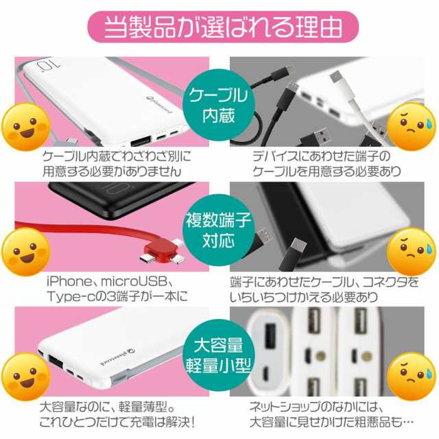 モバイルバッテリー 大容量 軽量 薄型 mah 3台同時充電 Pse スマホ携帯充電器 Iphone 11 Xsmax Xr 8 Android 送料無料 ポケモンgo の通販はau Pay マーケット I Concept