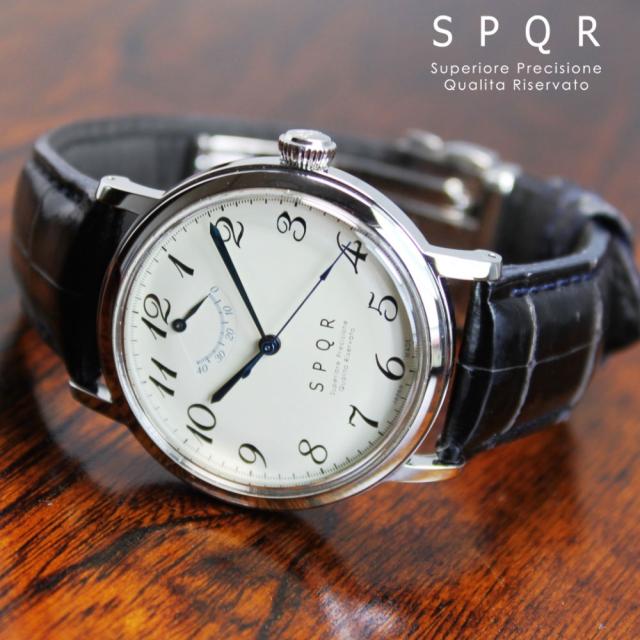 時と共に価値が増す本物で上質な高級機械式腕時計 THE SPQR × 手巻
