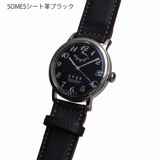 THE SPQR 手巻パワーリザーブ(ブラック)×最高級クロコダイル THE SPQR 手巻パワーリザーブ(ブラック)×最高級クロコダイル