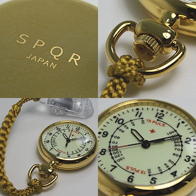 SPQR スポール 医師や看護師の声によって生まれた日本製ナースウォッチIP加工。選べる伊賀組紐ストラップ (ステンレス 高級 人気 )_4