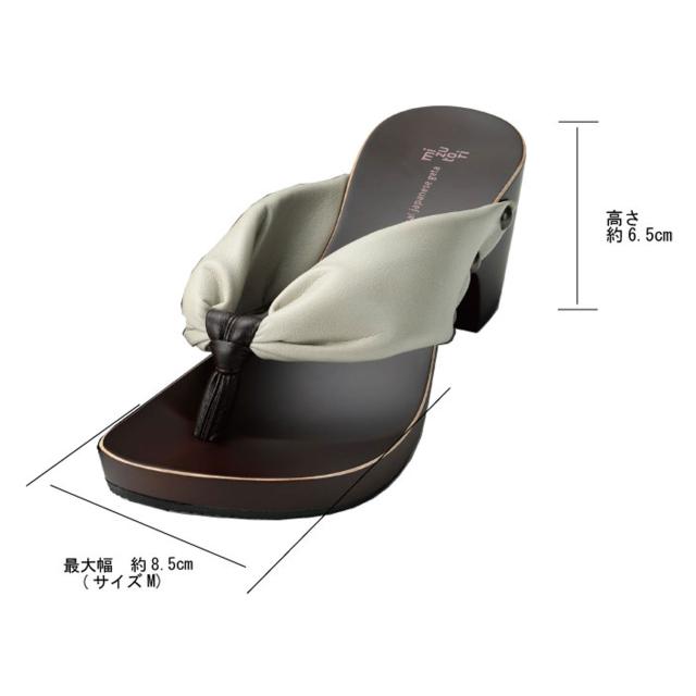 げたのみずとり hitete ハイテテ KCWシリーズ KCW-24 シフォンカーフグレー／シフォンカーフ茶 mizutori 水鳥工業 下駄 日本製 国産 痛くない 履きやすい 着物 浴衣 洋服 カジュアル ジーンズ サンダル かわいい おしゃれ ヒール 草履 花火 祭り げたのみずとり hitete ハイテテ KCWシリーズ KCW-24 シフォンカーフ