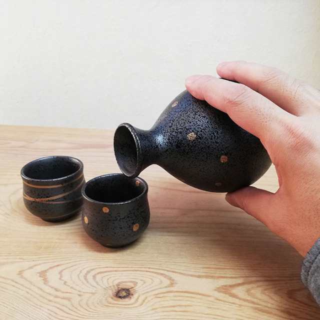 金彩結晶 酒器揃 【取寄品】 おちょこ お猪口 徳利 とっくり 盃 杯