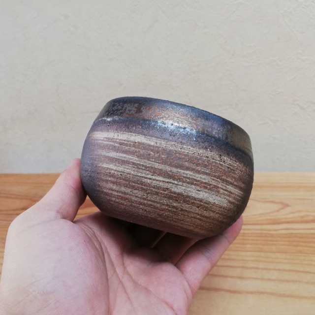 萬古焼 茶碗蒸し 蒸し碗 5個セット 備前金彩 11221