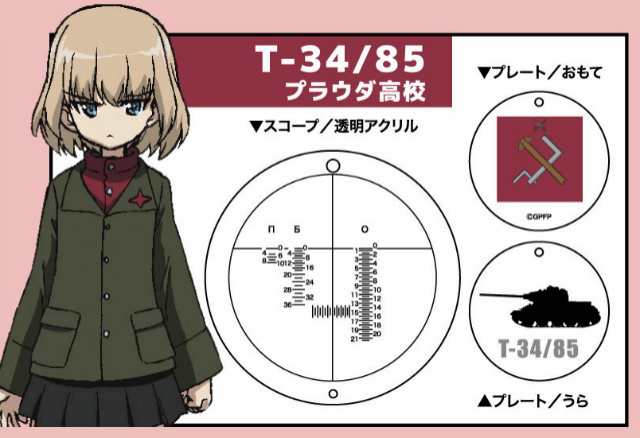 プラウダ高校 T 34 85 ガールズ パンツァー 最終章 アクリルスコープスイング ストラップの通販はau Pay マーケット 激安トレカのリアライズ Au Pay マーケット店