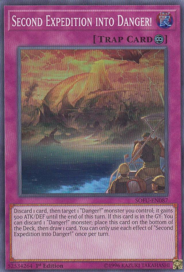 Unlimited 遊戯王 Sofu En087 Second Expedition Into Danger 英語版 Unlimited スーパーレア Soul Fusion Packの通販はau Pay マーケット 激安トレカのリアライズ