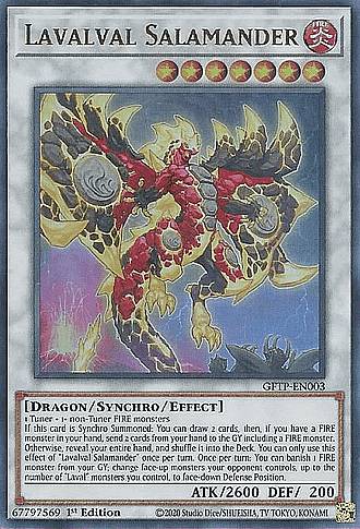 遊戯王 Gftp En003 ラヴァルバル サラマンダー Lavalval Salamander 英語版 1st Edition ウルトラレア Ghosts From The Pastの通販はau Pay マーケット 激安トレカのリアライズ