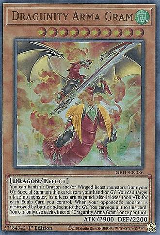 遊戯王 Gftp En036 ドラグニティアームズ グラム Dragunity Arma Gram 英語版 1st Edition ウルトラレア Ghosts From The Pastの通販はau Pay マーケット 激安トレカのリアライズ