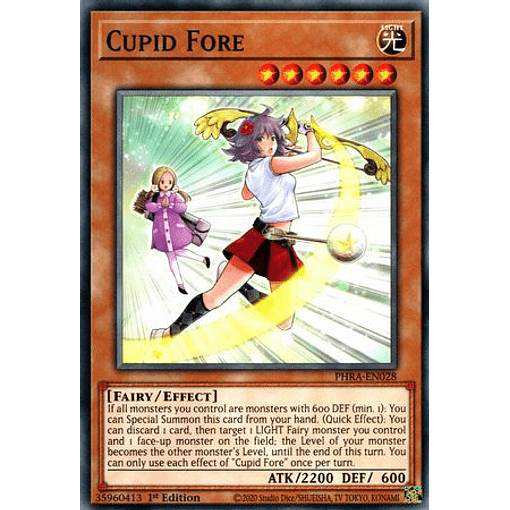 遊戯王 Phra En028 コウ キューピット Cupid Fore 英語版 1st Edition ノーマル Phantom Rageの通販はau Pay マーケット 激安トレカのリアライズ