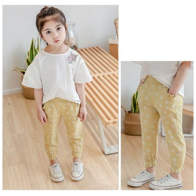 ジョガーパンツ 子供服 男の子 女の子 長ズボン イエロー ライトブルー ライトグリーン ピンク 100cm 110cm 1の通販はau Pay マーケット 美良