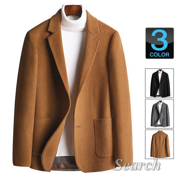 500円オフクーポン 送料無料 テーラードジャケット メンズ 冬 ジャケット ウール コート 2ボタン スーツジャケット 紳士 無地 秋 冬 の通販はau Pay マーケット Search