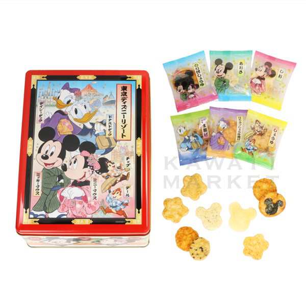 ミッキー ミニー おせんべい ディズニーリゾート限定 お土産 お菓子 缶入りの通販はau Pay マーケット Kawaii Market