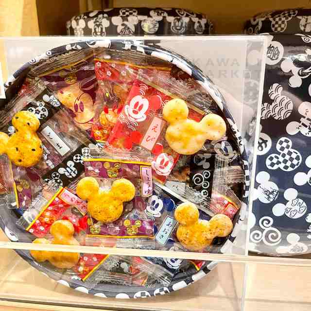 ミッキーマウス おせんべい 和菓子 おやつ 小物入れ 東京ディズニー