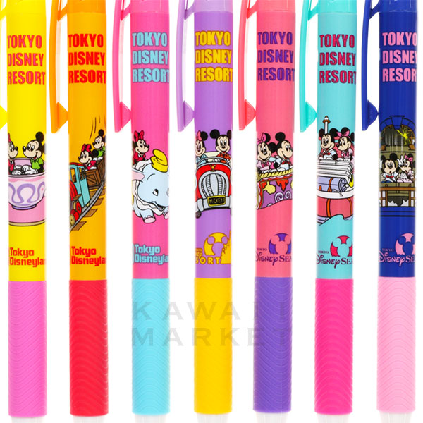 ボールペン エナージェル 7本 レトロ パークシーン 文房具 通勤通学 キャラクター ディズニーランド 限定 お土産 プレの通販はau Pay マーケット Kawaii Market