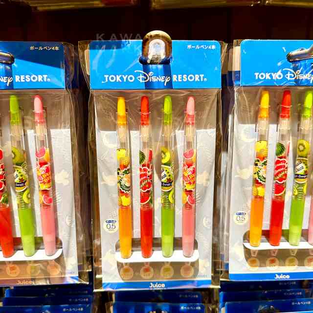 ディズニー ミニマスコット入りボールペン4点セット