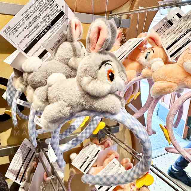 とんすけ　ぬいぐるみ　カチューシャ　バンビ　うさぎ　キャラクター　東京ディズニーリゾート　ランド　シー　限定　お土産　プレゼント｜au PAY  マーケット