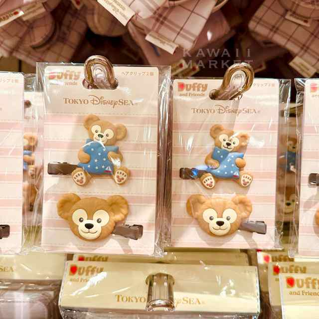 ダッフィー ヘアクリップ 2個セット with DUFFY ディズニーシー 限定