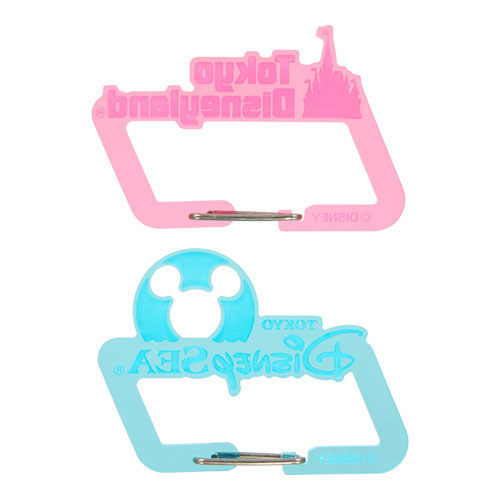 東京ディズニーリゾート限定　カラビナ　4点セット　まとめ売り　未使用品 東京ディズニーランド、東京ディズニーシーのロゴデザイン！東京