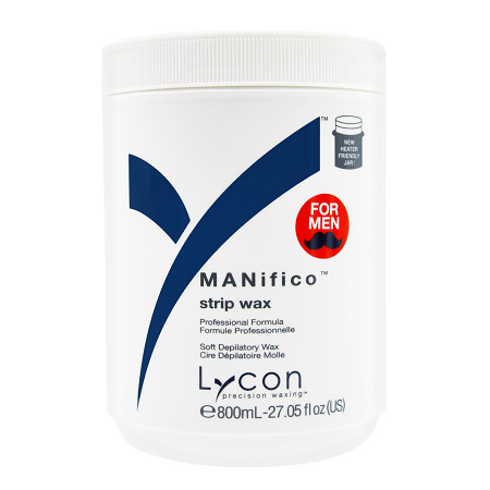 [ 大容量 ] メンズ 脱毛 ワックス ライコン Lycon MANifico マニフィコ ストリップワックス 800mL ムダ 毛 処理 ブラジリアン 脱毛 おすすめ Wax 男性用