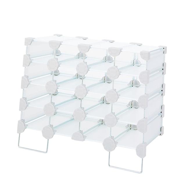 西村製作所 ヘアカラーラック CH-16 クリアホワイト [ サロン業務用 サロンツール 美容院 理容室 ]