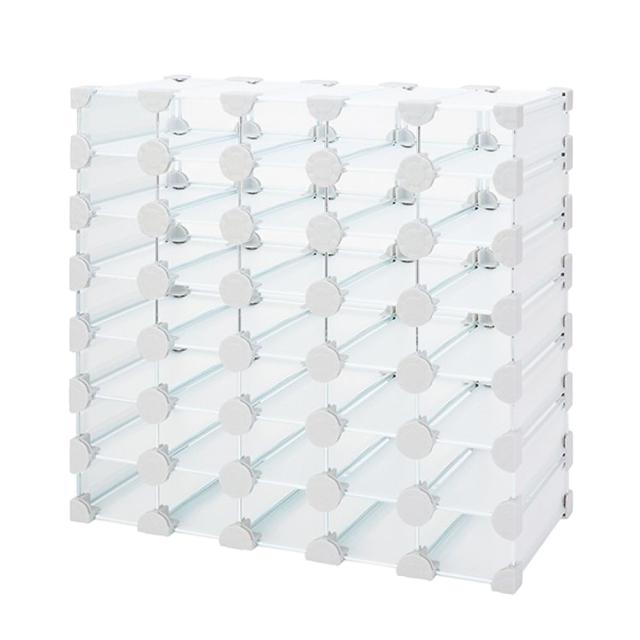 西村製作所 ヘアカラーラック CH-35 クリアホワイト [ サロン業務用 サロンツール 美容院 理容室 ]