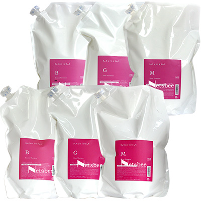 ナンバースリー ミュリアム シャンプー＆トリートメント 詰め替え セット / 3000mLリフィル+3000g