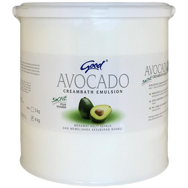 グッド バリスタイル クリームバス アボカド 4000g 髪 トリートメント 頭皮 ヘッドスパ ヘアサロン 業務用 4kg BALIスタイル GOOD