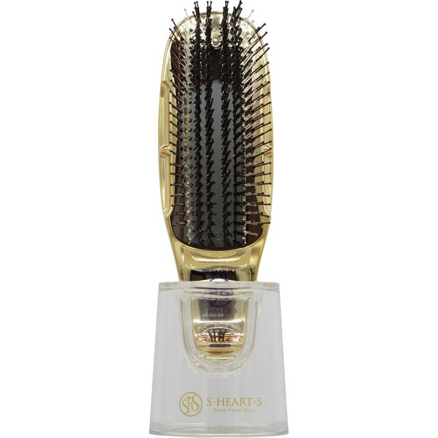 [ 送料無料 正規品 ] エスハートエス スカルプブラシ ワールドプレミアム ＜ショート・ギフトセット＞ SCALP BRUSH WORLD PREMIUM SHORT シャンプー ブラシ トリートメント ブロー 美容師 おすすめ_1