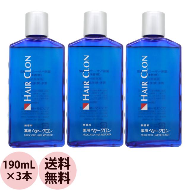 サンスター 薬用 ヘヤークロン M2 無香料 190mL　3点セット　｜　医薬部外品　｜　育毛剤 薬用育毛剤 スカルプケア　｜ 3本セット ] サンスター 薬用ヘヤークロンM2 190mL×3本 育毛 スカルプ