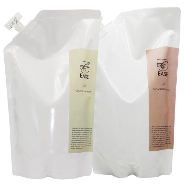 [ 2点セット ] アーバンクラフト イーズ ケラチン シャンプー＆トリートメント セット 1000mL+1000g 詰め替え用 リフィル 美容室専売 サロン専売品 美容師 おすすめ 送料無料