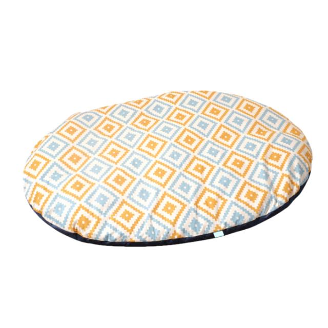 いねむりふとん 日本製 ラージ 150 110 おしゃれ 楕円 丸型 洗える お昼寝布団 座布団 クッション 赤ちゃん ベビー ギフト 出産祝い おの通販はau Pay マーケット A La Mode ヤマソロ公式