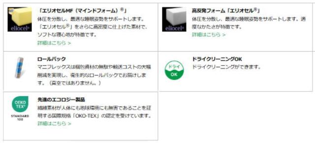 マニフレックス クールトッパー （ダブル）（M-10001187D）【後払無料】【送料無料】_5
