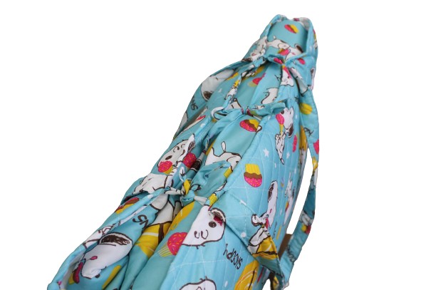 【スヌーピー：【SWEETS】お昼寝ふとん7点セット　キャリーバッグ付　【送料無料】(ON-7000-SNBL)