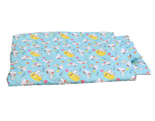 【スヌーピー：【SWEETS】お昼寝ふとん7点セット　キャリーバッグ付　【送料無料】(ON-7000-SNBL)