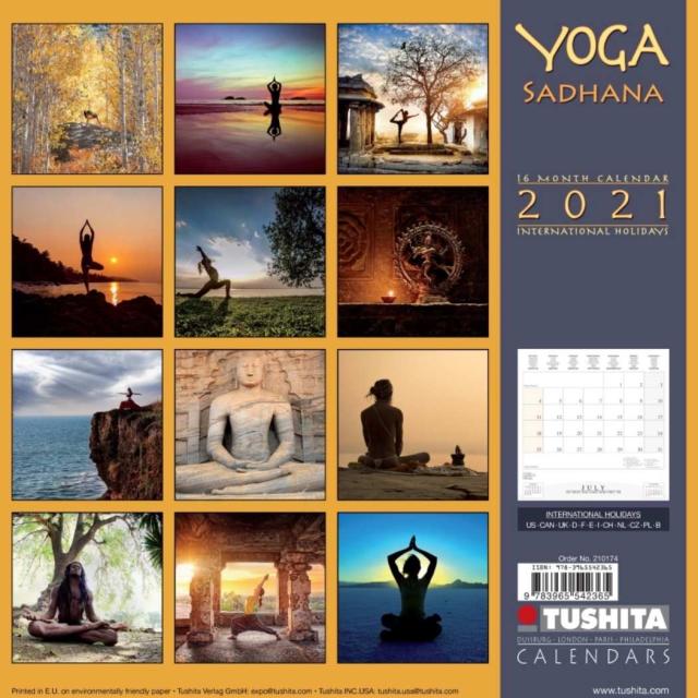 カレンダー 21年 壁掛け 海外 輸入版 ヨガ Yoga インテリア 令和3年 暦の通販はau Pay マーケット シネマコレクション 5400円以上で送料無料