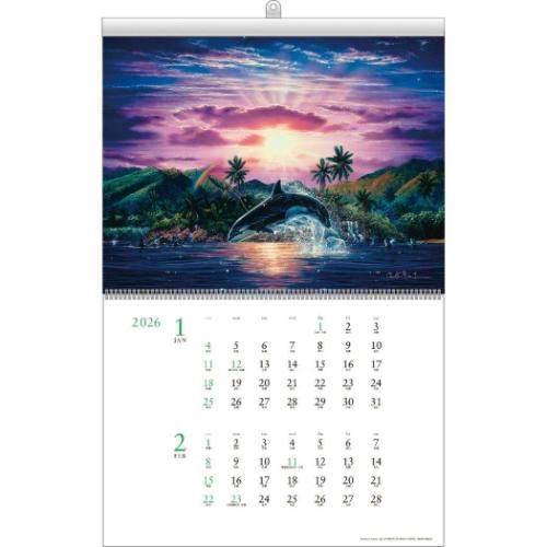 2020年カレンダー　クリスチャン・リース・ラッセン 60%OFF】クリスチャン リース ラッセン 2026Calendar 壁掛けカレンダー