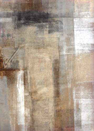 取寄品 送料無料 Brown and Beige Abstract Art Painting インテリアパネル パネルフレーム IAP51600