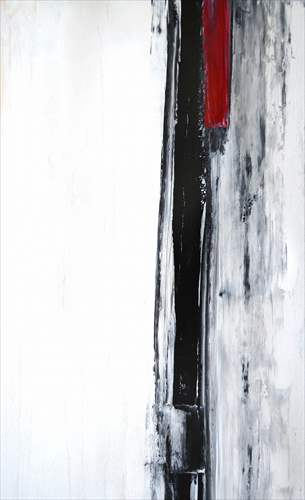 取寄品 送料無料 Black and White Abstract Art Painting インテリアパネル パネルフレーム IAP51603
