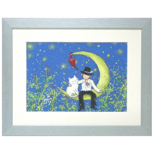 取寄せ品 送料無料 絵描きサリー SAT-27 リミテッドエディション額装 メッセージアートの通販は