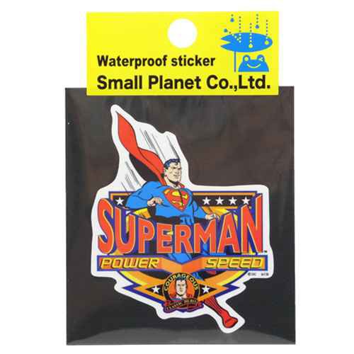 スーパーマン パワースピード 防水ステッカー アメコミキャラクターグッズ メール便可の通販はau Pay マーケット シネマコレクション 5400円以上で送料無料